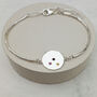 Sterling Silver Family Birthstone Bangle, thumbnail 1 of 2