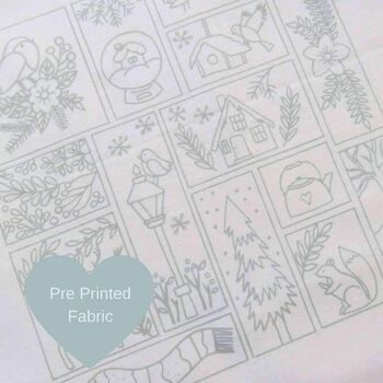 Winter Splendour Hand Embroidery Kit, 2 of 5