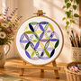 Starflower Sampler Hand Embroidery Kit, thumbnail 1 of 11