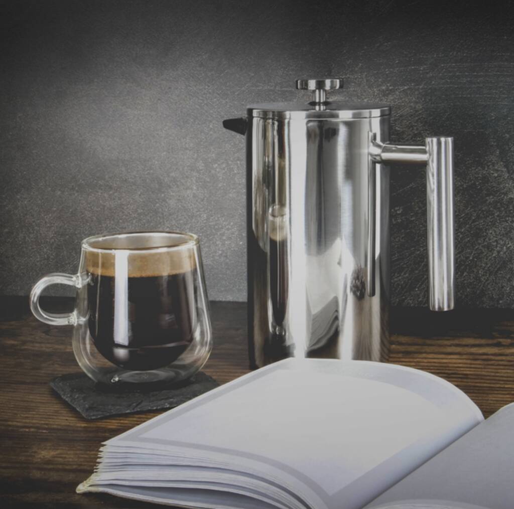 French Press Cafetière Set 350ml By Bow and Blossom