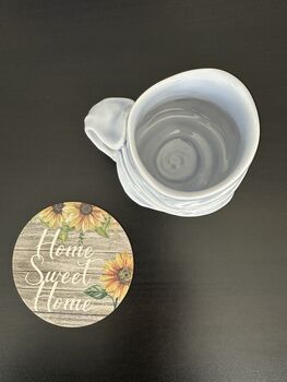 Handmade Sculptural Porcelain Cup, 3 of 5