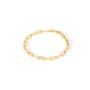 Gold Plated Paperclip Link Bracelet, thumbnail 2 of 4