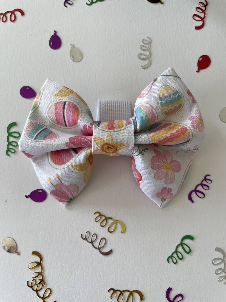 Easter Dog Bow Tie By Charlie and Boo