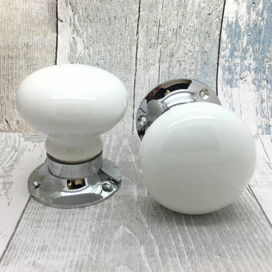 white mortice ceramic doors knobs set entrance doors by g decor
