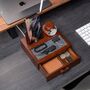 Wooden Docking Station Christmas Gift For Men Walnut, thumbnail 5 of 7