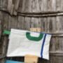 No2 Large Recycled Multifunctional Sailcloth Pouch, thumbnail 7 of 7