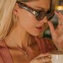 Serpentina Sterling Silver Huggie Hoop Earrings, thumbnail 6 of 8