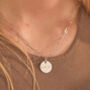 Personalised Disc Dainty Link Chain Necklace, thumbnail 2 of 7