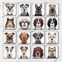 Dog Coasters 64 'Pawtrait' Designs, thumbnail 6 of 7