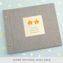 Personalised Baby Twins Stars Photo Album, thumbnail 1 of 11