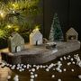 Christmas Scene With Tree Wooden Decoration, thumbnail 2 of 4