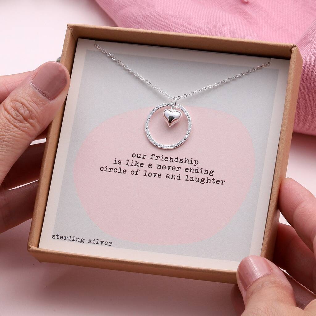 Friendship Is A Circle Necklace By attic