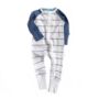 Blue And White Striped Zip Up Babygrow Twin Pack, thumbnail 2 of 2