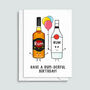 Funny Rum Birthday Card, thumbnail 2 of 4