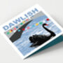 Dawlish Black Swan Greeting Card, thumbnail 1 of 2