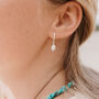 Asri Freshwater Pearl Huggie Hoop Earrings, thumbnail 2 of 5