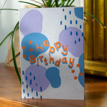 Abstract Happy Birthday Card, 3 of 5