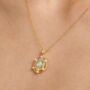 Opal 18k Gold Plated Necklace, thumbnail 1 of 5