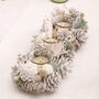 Merry And Bright White Christmas Candle Centerpiece, thumbnail 4 of 4