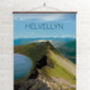 Helvellyn Mountain Lake District Travel Poster Print, thumbnail 2 of 6