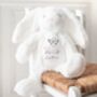 Personalised Blue Memorial Baby Angel Teddy, thumbnail 6 of 12