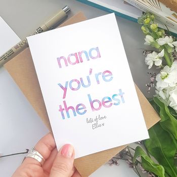 Granny You're The Best | Mother's Day Card Grandma, 2 of 3
