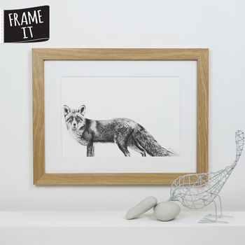 Fox Print 'The Lonesome Number Two', 2 of 4