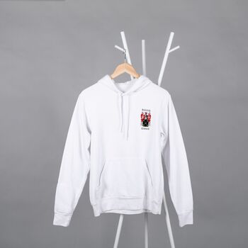 Personalised Hoodie With Small Coat Of Arms, 9 of 11