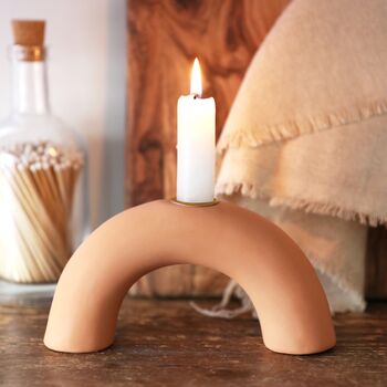 Terracotta Arch Candlestick Holder, 4 of 10