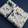 Little Houses Wrapping Paper, thumbnail 2 of 9