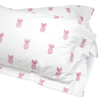 Hot Pink Pineapple Bedding Set, 2 of 2
