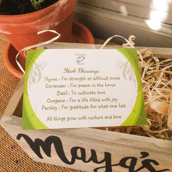 Personalised Grow Your Own Herb Garden, 4 of 4