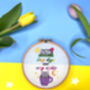 Lazy Days And Cosy Nights Embroidery Kit, thumbnail 3 of 8