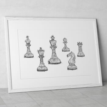 Chess Set Of Prints, 2 of 3