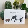 Tapir 'Happy Mother's Day!' Card, thumbnail 1 of 3