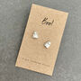 Silver Ghost Earrings. Boo! Halloween Gift, thumbnail 4 of 5