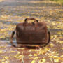 Online Exclusive Genuine Leather Briefcase With Large Front Pockets, thumbnail 10 of 12