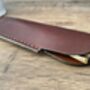 Brown Leather Pen Sleeve, Pen Case, thumbnail 3 of 9