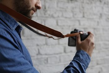Adjustable Leather Camera Strap, 3 of 5