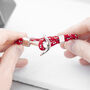 Personalised Men's Red Rope Nautical Anchor Bracelet, thumbnail 4 of 9