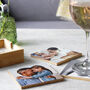 Bamboo Photo Coasters For Dad, thumbnail 3 of 5