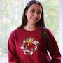 The Large Christmas Wreath Sweater, thumbnail 3 of 6