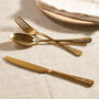Stainless Steel Personalised Cutlery Set For Him, thumbnail 3 of 10