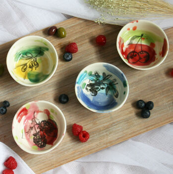 Blueberry Bowl, Berry Bowl, Trinket Tapas Dish, 4 of 5