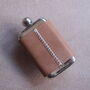 Personalised Pewter Hip Flask With Leather Cover, thumbnail 6 of 11