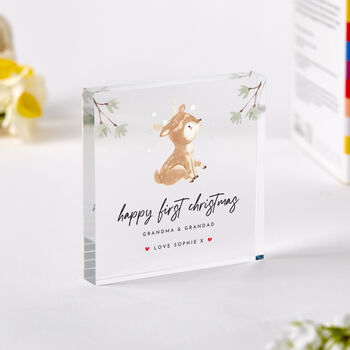 First Christmas Acrylic Plaque Gift, 9 of 9