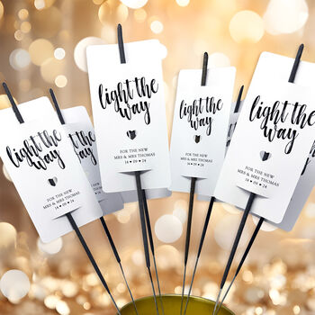 Wedding Sparkler Large Tags, Favour Tags, 3 of 11