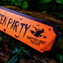 Personalised “Halloween Party” Street Sign, thumbnail 2 of 2