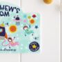 Outer Space Personalised Children's Door Sign, thumbnail 3 of 4