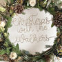 Personalised Fresh, Faux And Dried Christmas Wreath, thumbnail 3 of 7
